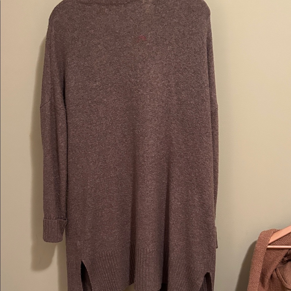 Ruby Moon Cocoa Open-Front Cardigan - Picture 2 of 5